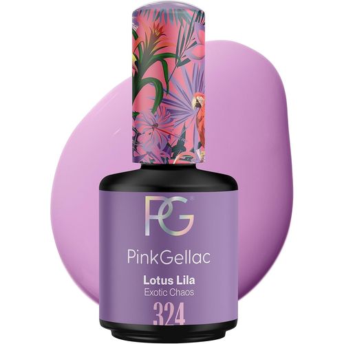 Vernis Gel Uv Semi Permanent - 324 Lotus Lila 15 Ml - Vernis À Ongles Gel Lilac Longue Tenue - Vernis Semi Permanent Fabriqué Aux Pays-Bas - Vernis Gel Facile À Utiliser 