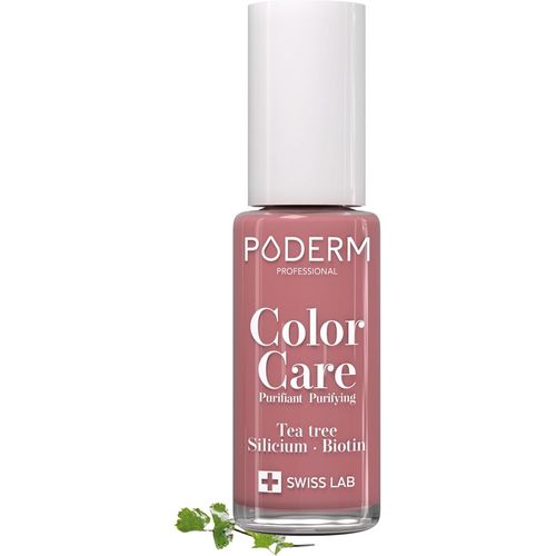 Vernis Bois De Rose Tea Tree | Prévention & Traitement Des Ongles Jaunes/Abîmés Par Mycose | Soigne & Colore | Soin Professionnel Pied/Main | Facile/Rapide | Swiss Made 