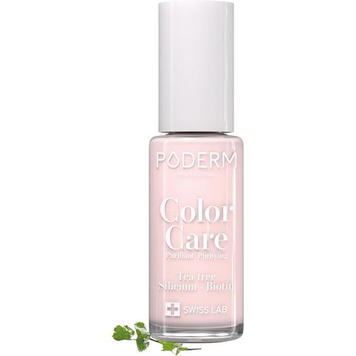 Vernis Nude Blush Tea Tree | Prévention & Traitement Des Ongles Jaunes/Abîmés Par Mycose | Soigne & Colore | Soin Professionnel Pied/Main | Facile/Rapide | Swiss Made 