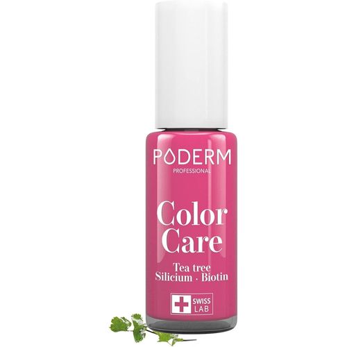 Mycose Ongles | Vernis Couleur Framboise Tea Tree | Prévention & Traitement Des Ongles Jaunes/Abîmés | Soigne & Colore | Soin Professionnel Pied/Main | Facile/Rapide | Swiss Made 