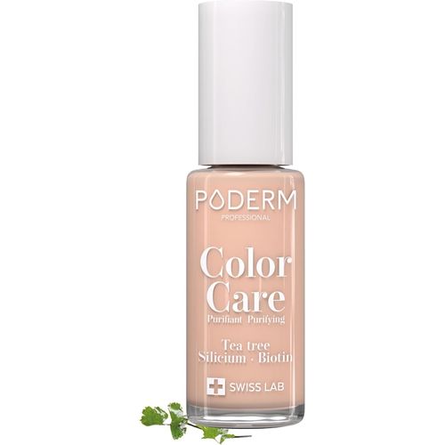 Vernis Nude Beige Tea Tree | Prévention & Traitement Des Ongles Jaunes/Abîmés Par Mycose | Soigne & Colore | Soin Professionnel Pied/Main | Facile/Rapide | Swiss Made 