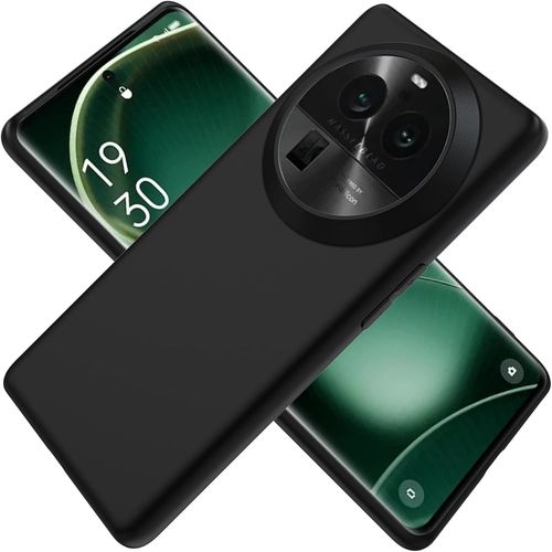 Coque Pour Oppo Find X6 Pro Cover Cover Matte Etui Souple Flexible En Premium Tpu, Antichoc, Anti-Dérapante Noir Coque.[S3024]