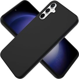 Coque Pour Samsung Galaxy S23 Fe Cover Cover Matte Etui Souple Flexible En Premium Tpu, Antichoc, Anti-Dérapante Noir Coque.[S3038]