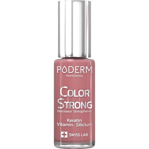 Vernis Durcisseur Ongles Biotine Silicium Keratine - Fortifie & Répare Les Ongles Abimés, Fragilisés, Cassants Par Semi Permanent, Vieillissement - Couleur Bois De Rose - Mains & Pieds - Swiss Made 
