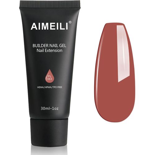 Extention Gel Pour Ongles Jelly Ambre, Builder Construction Gel 30ml Faux Ongles Quick Building Uv Led Vernis Semi Permanent - 063 