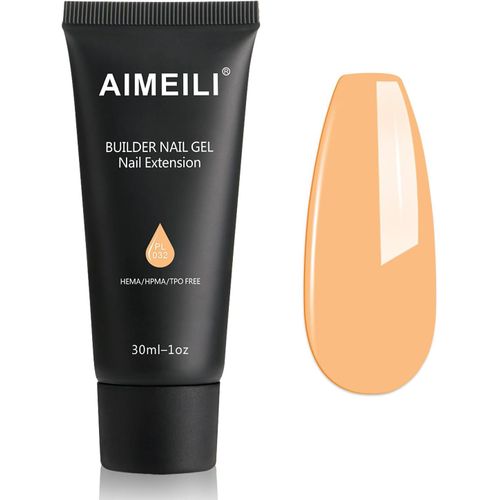 Extention Gel Pour Ongles, Crème Jaune Builder Construction Gel 30ml Faux Ongles Quick Building Uv Led Gel Vernis Semi Permanent Nail Art 032 