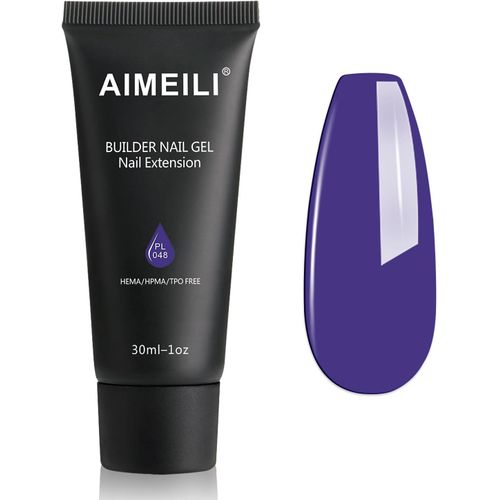 Extention Gel Pour Ongles, Bleu Foncé Builder Construction Gel 30ml Faux Ongles Quick Building Uv Led Gel Vernis Semi Permanent Nail Art 048 