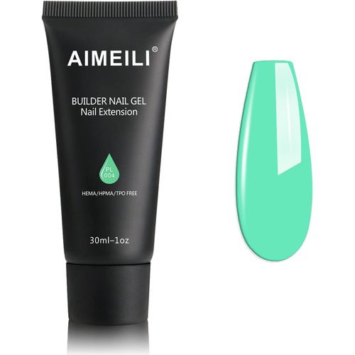 Extention Gel Pour Ongles, Néon Vert Builder Construction Gel 30ml Faux Ongles Quick Building Uv Led Gel Vernis Semi Permanent Nail Art 004 