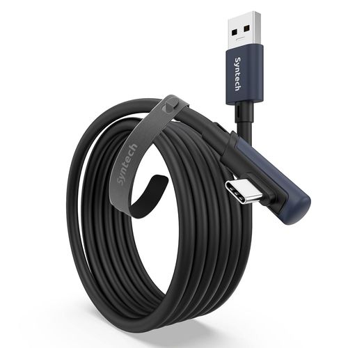 Câble Link 3 Mètres Compatible Avec Meta Quest 3s/Quest3/Quest2/Pro/Pico 4 Accessoire Et Pc/Steam Vr, Transfert De Données Pc Haute Vitesse, Noir.[F1193]