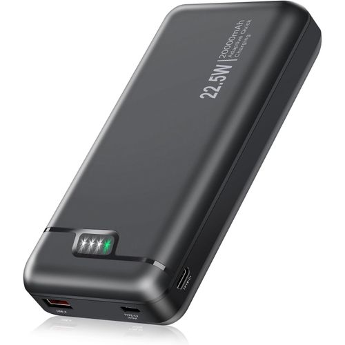 Batterie Externe 22.5w-20000mah Power Bank - Charge Rapide Chargeur Portable Powerbank Usb C Input & Output Compatible Pour Téléphone Et Autres.[F2093]