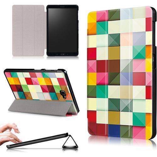 Coque Pour Samsung Galaxy Tab A 10.1 Pouces 2016 Sm-T580/T585 (A6) Tablette Housse Étui Avec Fonction Support Et Réveil/Sommeil,Cube.[F1335]