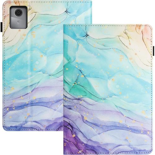 Housse Tablette Pour Lenovo Tab M11 11.0 Pouces Pu+Tpu Matérielle Coque Tablette Lenovo M11 Fonction Support Protection Tablette Lenovo 11 Pouces Peinture À L'huile.[F4608]