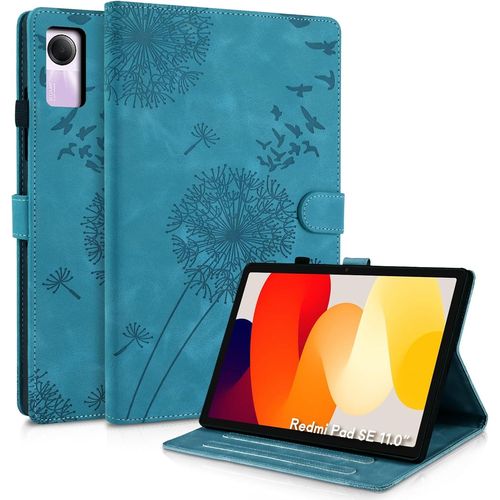 Coque Pour Xiaomi Redmi Pad Se 11 Pouces 2023 Pissenlit Housse En Tablette Cuir Pu Protection Pour Redmi Pad Se 11 Pouces Bleu.[F3112]
