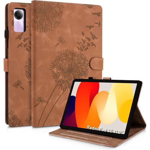 Coque Pour Xiaomi Redmi Pad Se 11 Pouces 2023 Pissenlit Housse En Tablette Cuir Pu Protection Pour Redmi Pad Se 11 Pouces Brun.[F3115]
