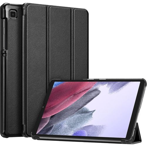 Coque Compatible Avec Samsung Galaxy Tab A7 Lite 2021 8,7 Pouces - Étui Rigide Housse Fin Et Léger Cover Rabat Pliable Pochette Pour Sm-T225 / T220 / T227, Noir.[F1528]