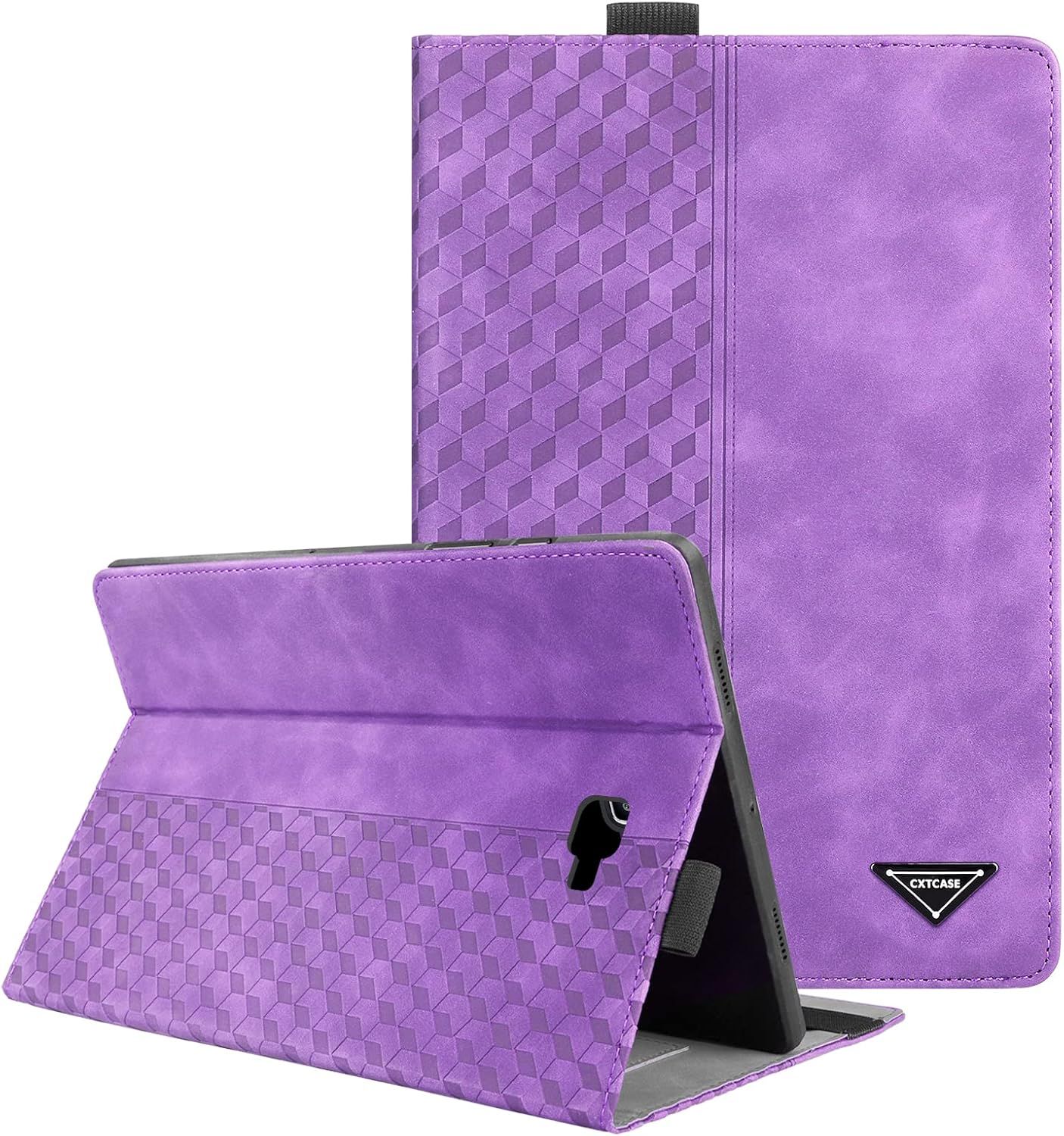 Coque Pour Samsung Galaxy Tab A6 10.1 Pouces 2016 (Sm-T580/T585), Tablette Housse De Protection Pour Samsung Galaxy Tab A6 2016, Cuir Pu Étui Case Pour Samsung Galaxy Tab A 10.1"", Violet.[F3245]