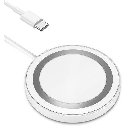Chargeur Mag Safe, 15w Chargeur Induction Magnétique, Support De Chargeur Sans Fil, Chargeur Rapide Iphone 16/15/14/13/12 Pro/Pro Max/Plus/Mini Et Airpods 2/3/Pro/Pro2.[F1554]
