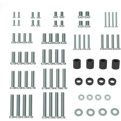 Kit de Matériel de Montage Universel pour Téléviseurs jusqu'à 90 Pouces, Vis pour Montege TV de Type M4, M5, M6 et M8, Rondelles et Entretoises, Vesa Vis Compatible avec Tous Support TV.[S797]