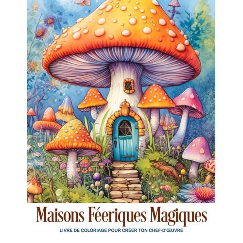 Livre De Coloriage Maisons Féeriques Magiques: Architecture De Contes De Fées Envoûtante. Un Livre De Coloriage Pour Adultes Avec 35 Images Majestueuses En Ligne Noire