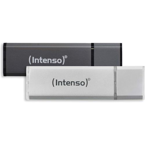Alu Line 2PACK Clé USB, 32Go Argent & Anthracite 3521480.[F11]