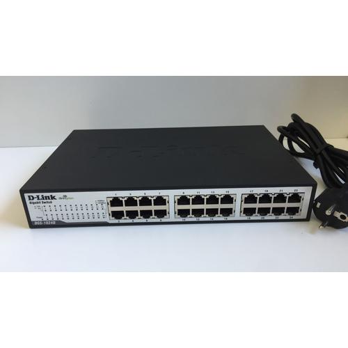 D-Link DGS-1024D Switch 24 Ports Gigabit Métallique 10/100/1000mbps Réseau PC