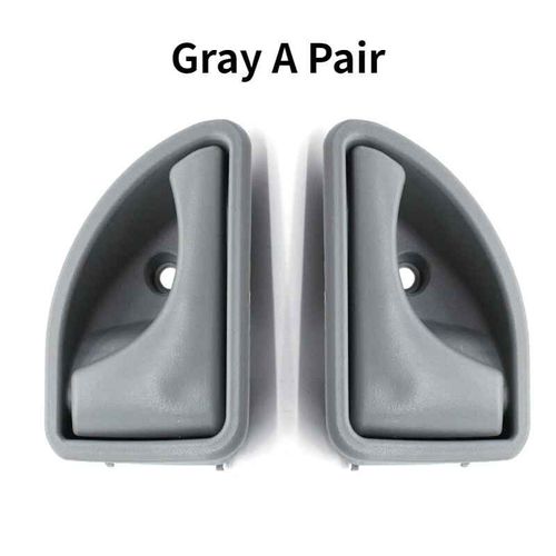 8200247802 82002478 Pour Renault 1997-2007 Kangoo & 1997-2003 Twingo 1 Paire Poignée De Porte Intérieure De Voiture Bouton Avant Gauche Droit - Type Gray A Pair