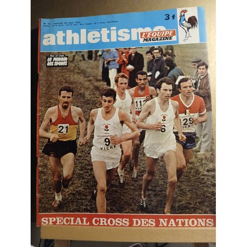 L'Equipe Magazine Athletisme N°16 25 Mars 1970 Special Cross Des Nations