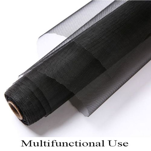 Moustiquaire d'intérieur,taille,protège les bébés et la famille des insectes et des insectes,moustiquaire anti-moustiques PP Nano,écran de fenêtre - Type Black-100x300cm #A