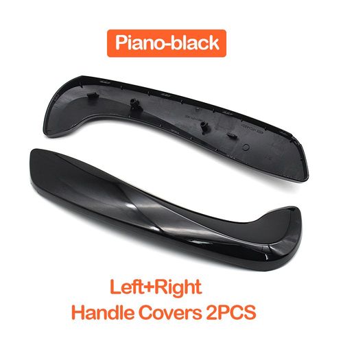 Poignée De Porte Intérieure Avant Gauche Droite De Voiture Intérieure Avec Couvercle Pour Renault Megane 3 Iii Fluence 2008-2016 809600015 R R 197012651 - Type Cover-Pianoblack 2