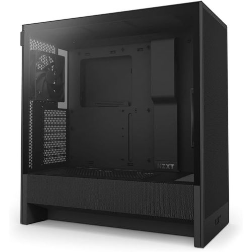 lbgwp60-H5 Flow - Boîtier De Pc Gaming Compact Moyen Tour Atx - Flux D'Air Élevé - 2 × Ventilateurs De 120 Mm Inclus - Support De Radiateur Avant 360 Mm - Noir