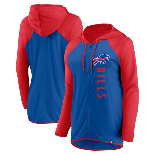 Sweat À Capuche Entièrement Zippé Pour Femmes De Marque Fanatics Royal/Red Buffalo Bills Forever Fan