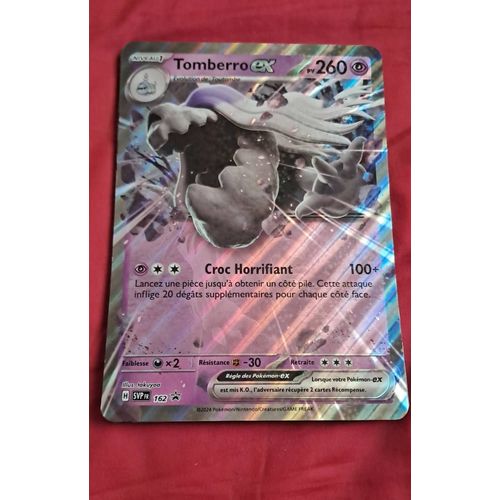 Carte Pokémon - Tomberro Ex - Jumbo - 162 - Grande Carte