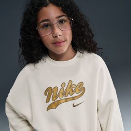 Sweat Court En Fleece Nike Sportswear Pour Ado (Fille) - Blanc