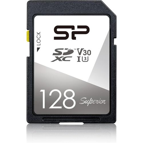 KALANKA-Silicon Power 128GB UHS-1 U3 V30 Superior SDXC Memory Card