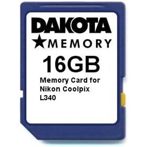 KALANKA-16GB Memory Card for Nikon Coolpix L340