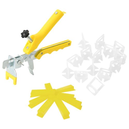 vidaXL Système de nivellement de carrelage 500 cales 2500 clips 1,5 mm
