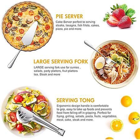 Pices Ustensiles De Service Grande Cuillre De Service Four... - 5