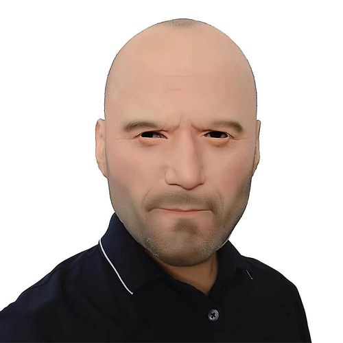 Masque Réaliste Jason Statham Pour Adulte Déguisement Tête Complète En Latex Pour Travesti Carnaval Halloween Cosplay Accessoires De Déguisement