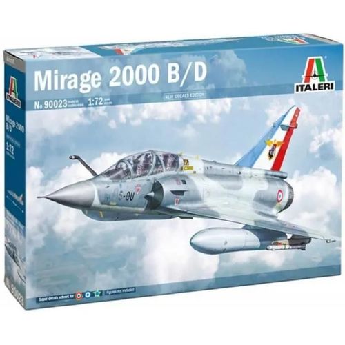Italeri - Maquette Avion Mirage 2000 B/D |Italeri|90023| 1:72 Maquette Char Promo - Ref : 15835-Italeri