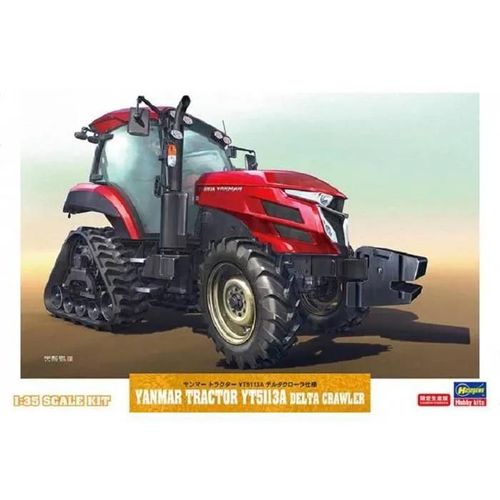 Hasegawa - Maquette Yanmar Tractor Yt5113a Delta Crawler Hasegawa 66104 1/35ème Maquette Char Promo - Ref : 11044-Hasegawa