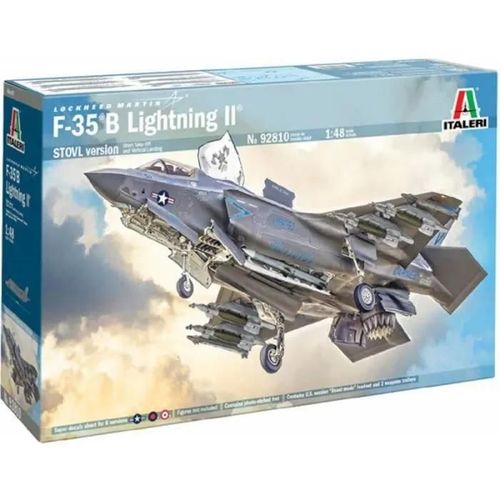 Italeri - Maquette Avion F-35 B Lightning Ii |Italeri|92810| 1:48 Maquette Char Promo - Ref : 15840-Italeri