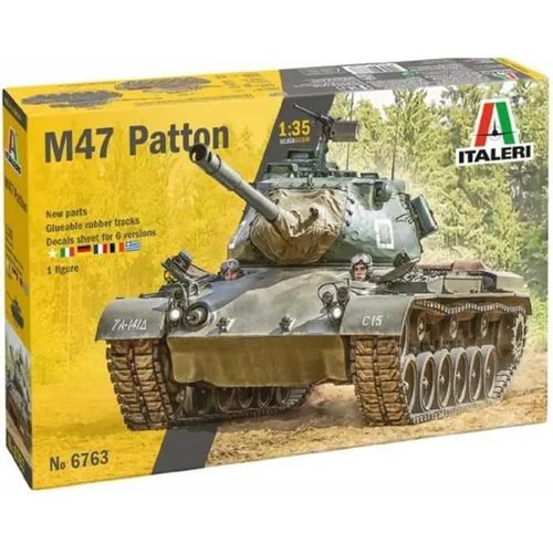 Italeri - Maquette Char M47 Patton |Italeri|6763| 1:35 Maquette Char Promo - Ref : 15837-Italeri