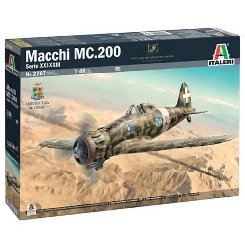Italeri - Maquette Avion Macchi C.200 Serie Xxi-Xxiii |Italeri|2767| 1:48 - Ref : 14572-Italeri