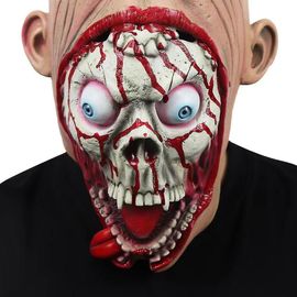 Halloween Diable Zombie Démon Effrayant Masque D'horreur Cosplay Accessoires De Fête Hommes Masques En Latex