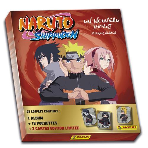 Stickers Naruto Shippuden Hybride Coffret (Album + 18 Poch + 3 Cartes El)