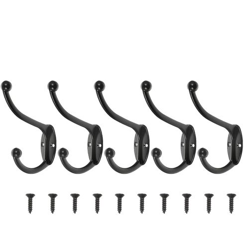 Crochets de suspension en fer, 5 pièces, cintres pour vêtements, accessoire de garde-robe, crochets d'art en fer