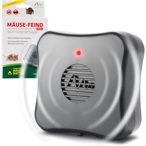 KALANKA-® Répulsif Ultrason Anti Souris et Rats | Protection Anti Souris Efficace | Large Portée de 40m² | I Anti Rongeur Ultrason I Fonctionnement sur Piles, sans Produits Chimiques