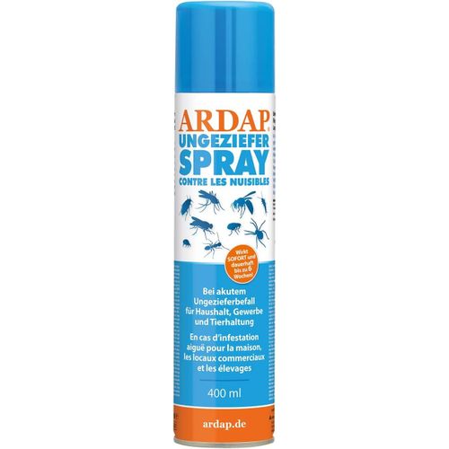 KALANKA-Spray Insecticide contre les nuisibles 400ml - Spray anti-punaises de lit, Spray insecticide pour lutter contre les infestations aiguës de vermine & d'insectes comme les punaises de lit