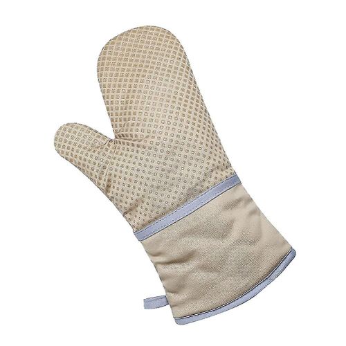 1 Pc Gants En Silicone D'isolation Thermique Gants En Silicone Anti-Brûlure Gants En Silicone Résistants À La Chaleur Gant En Silicone Pour Four Fournitures De Cuisson Kaki