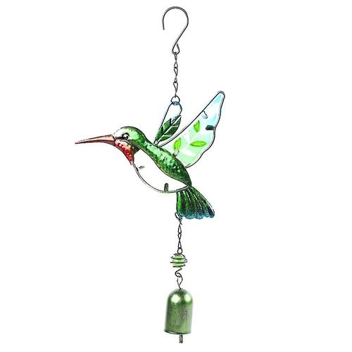 Carillons éoliens oiseaux colibri cloches à vent en cuivre décor suspendu de jardin vert